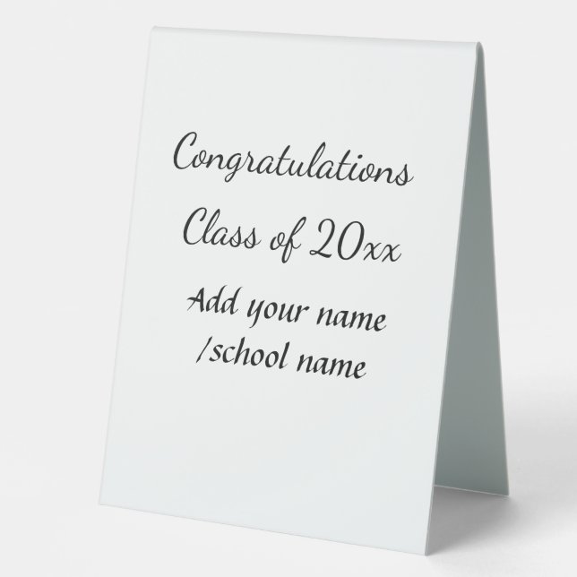 Congratulations class of add year name school col (Front)