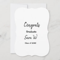 Congratulations class of add year name school col