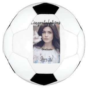Congratulations class of add year name school col soccer ball