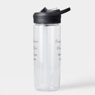 Congratulations class of add year name school col water bottle