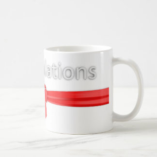congratulations coffee mug