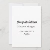 Congratulations congrats graduation name year clas