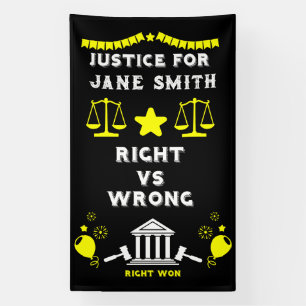 Congratulations Court Verdict Banner