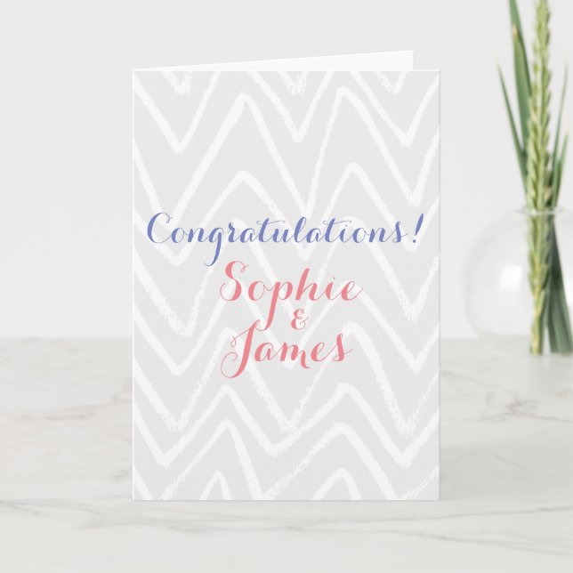 Congratulations - Customised card (Front)