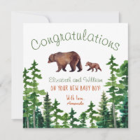 Congratulations Cute Mama and Baby Bear