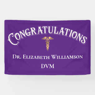 Congratulations Doctor of Veterinary Medicine DMV  Banner