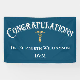 Congratulations Doctor of Veterinary Medicine DVM Banner