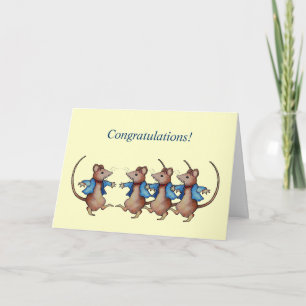 Congratulations: Done Things Your Own Way: Mice Card