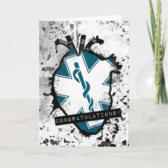 congratulations ems worker card (Front)