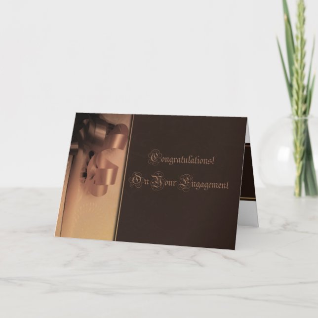 Congratulations Engagement Card (Front)