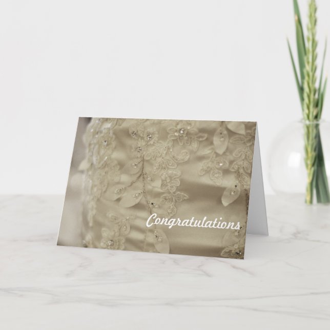 Congratulations - Engagement Card (Front)