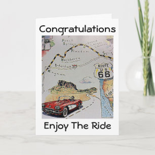 CONGRATULATIONS=ENJOY THE RIDE CARD