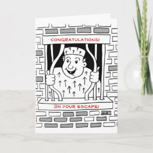 Congratulations Escape Leaving Card