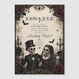 Congratulations Eternal Gothic couple  wedding