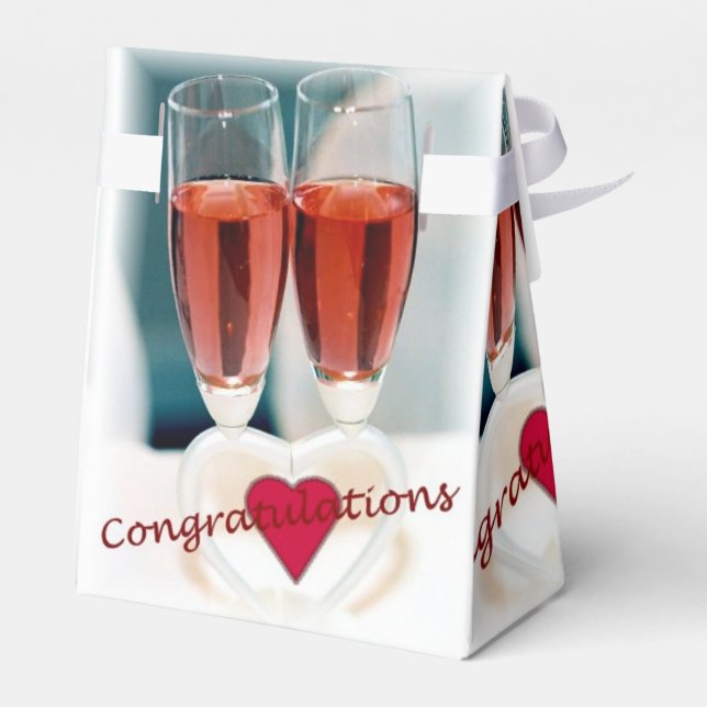 Congratulations Favour Box (Back Side)