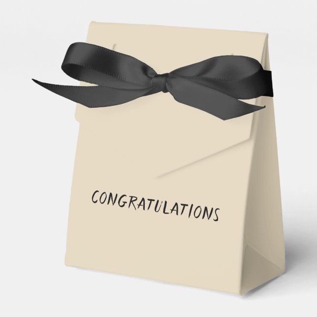 congratulations favour box (Front Side)