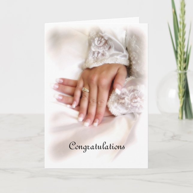 Congratulations for wedding card (Front)