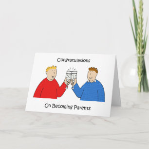 Congratulations Gay Male New Parents Card
