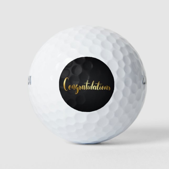 ***CONGRATULATIONS*** GOLF BALLS (Front)