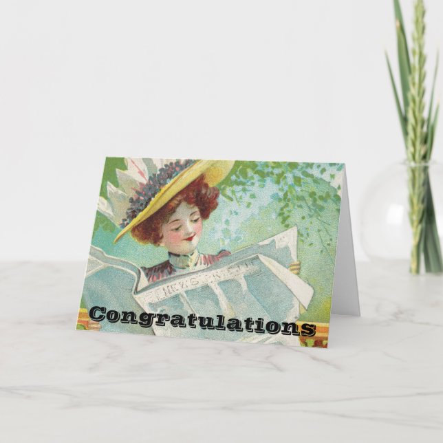 Congratulations Good News Gets Around Card (Front)