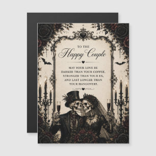Congratulations Gothic Happy Couple  Wedding