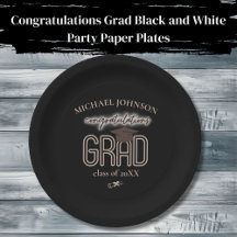 Congratulations Grad Black and White Party