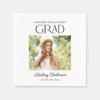 Congratulations Grad Modern Photo Graduation