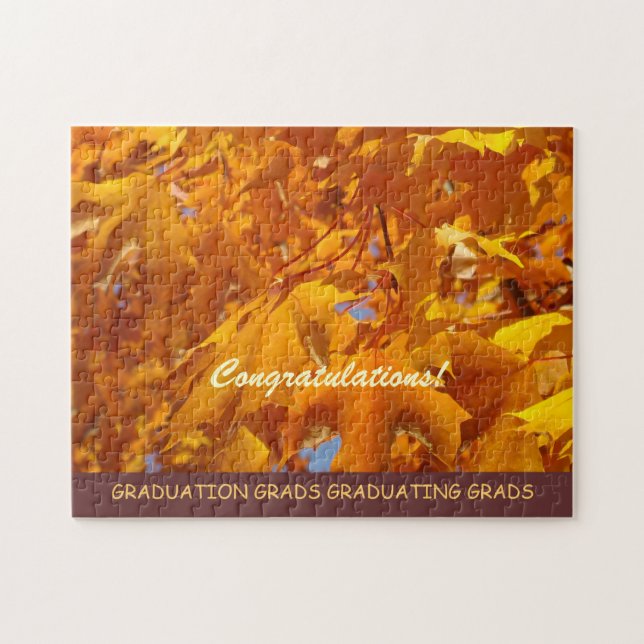 Congratulations GRAD puzzles Graduating puzzle (Horizontal)