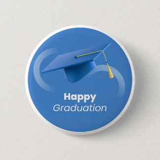 "Congratulations Graduate!" 6 Cm Round Badge