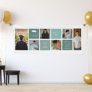 Congratulations Graduate   6 Photo Grid Collage Banner