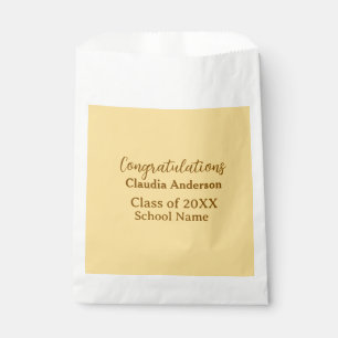 Congratulations graduate add school name simple mo favour bag