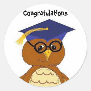 Congratulations Graduate Classic Round Sticker