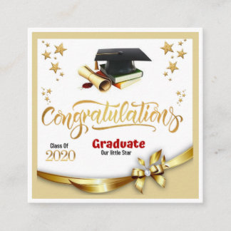 Congratulations Graduate Enclosure Card