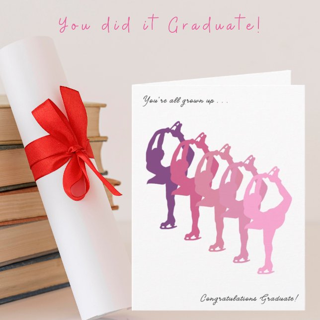 Congratulations Graduate Female Skaters Grad Card (Creator Uploaded)