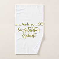 Congratulations graduate golden name class 20XX si