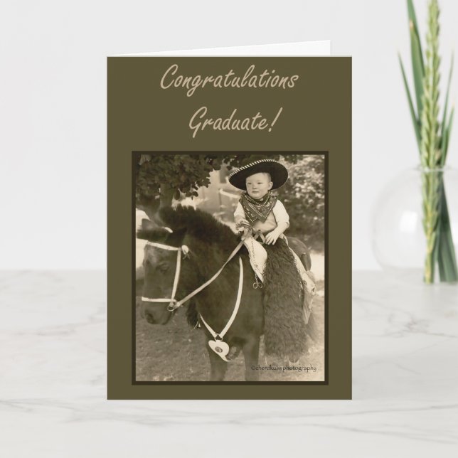 Congratulations Graduate! Graduation Card (Front)