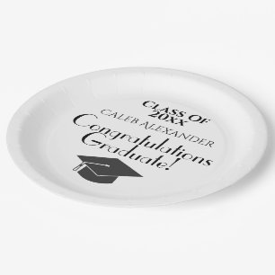 Congratulations Graduate Graduation Party Paper Plate
