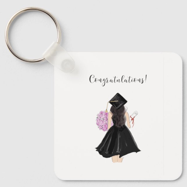 congratulations, graduate key ring (Front)