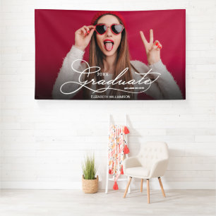Congratulations Graduate Modern Photo Banner
