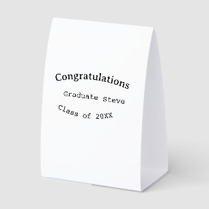 Congratulations graduate name class of 20XX type w