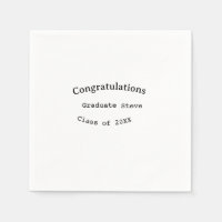 Congratulations graduate name class of 20XX type w