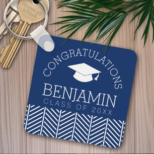 Congratulations Graduate - Party CAN EDIT COLOR Key Ring