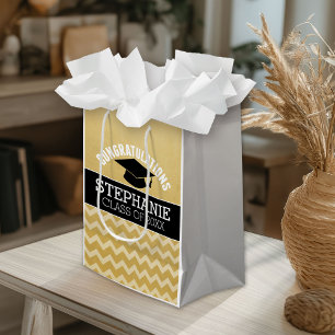 Congratulations Graduate - Personalised Graduation Medium Gift Bag