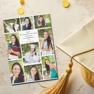 Congratulations Graduate Photo Collage Card