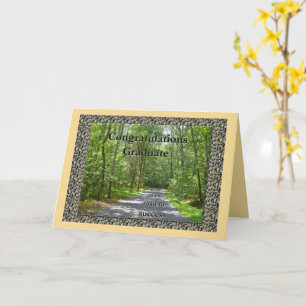Congratulations Graduate Road to Success Card