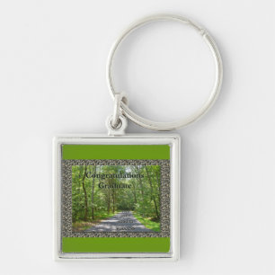 Congratulations Graduate Road to Success Items Key Ring