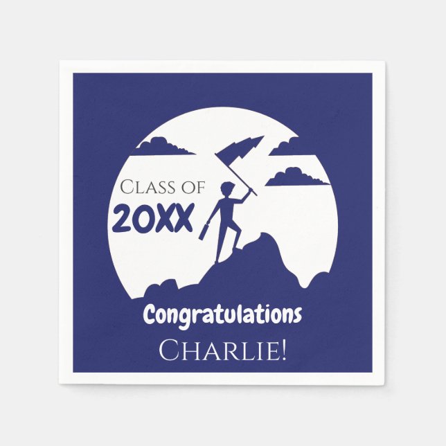 Congratulations Graduation Achievement Napkin 2024 (Front)