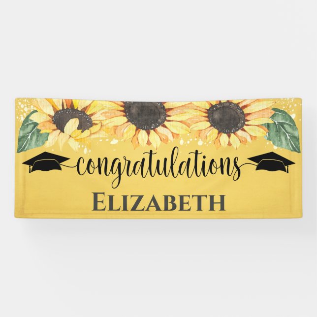 Congratulations Graduation Banner (Horizontal)