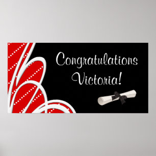 Congratulations Graduation Banner Posters