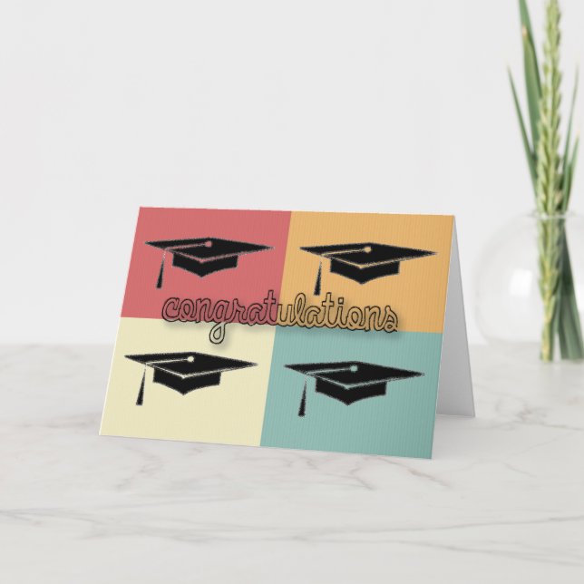 Congratulations Graduation Blank Card (Front)